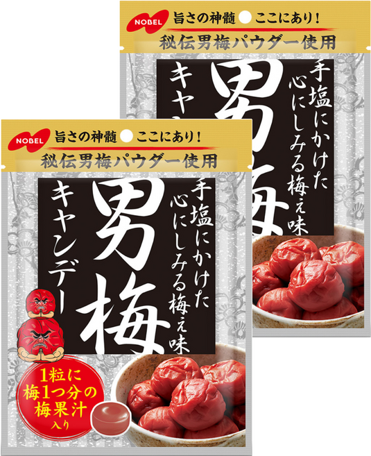 NOBEL 諾貝爾 男梅糖, 76.5g, 2袋