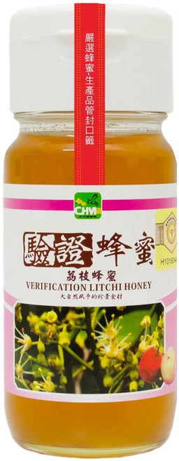 彩花蜜 台灣養蜂協會驗證 荔枝蜂蜜, 700g, 1瓶