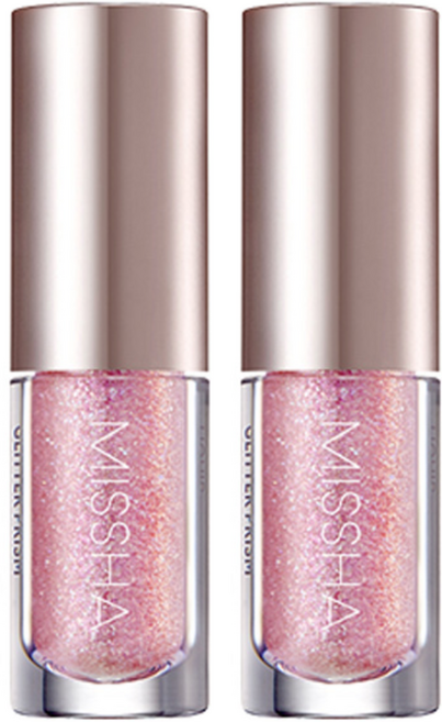 미샤 글리터 프리즘 리퀴드 아이섀도 타퍼, 스페이스 오디세이, 2개