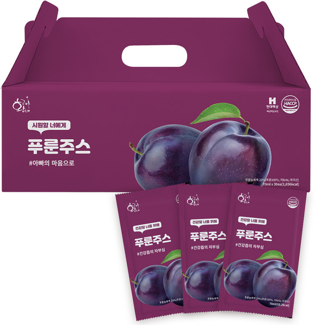 황금이네 푸룬주스 30포, 2.1L, 1개