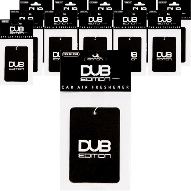 DUB 차량용 종이방향제 본품, 12개, 섬유유연제향