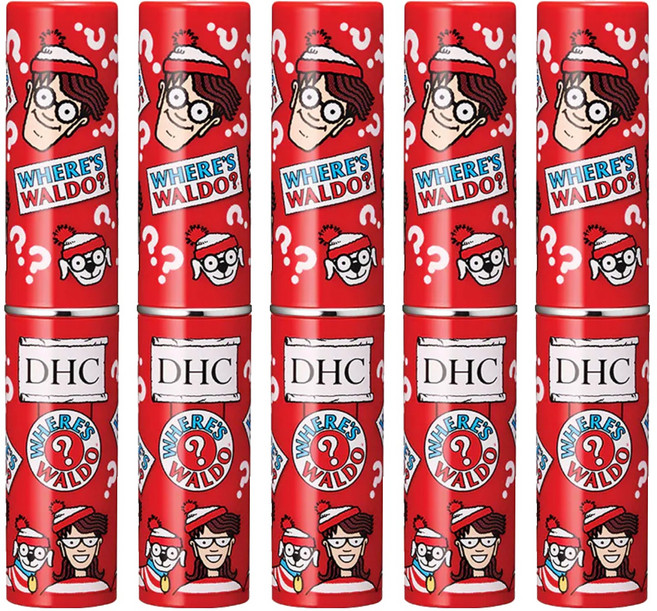 DHC 台灣公司貨 純欖護唇膏 威利在哪裡 歡樂版 1.5g, 5支