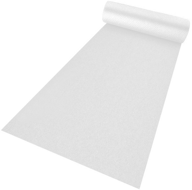마켓플랜 유즈 카페트 롤매트, 화이트, 1개