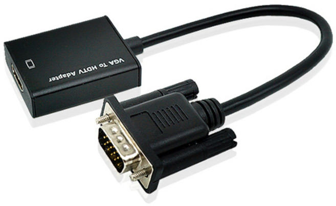 애니포트 VGA to HDMI 컨버터, AP-VGAHDMI002, 1개