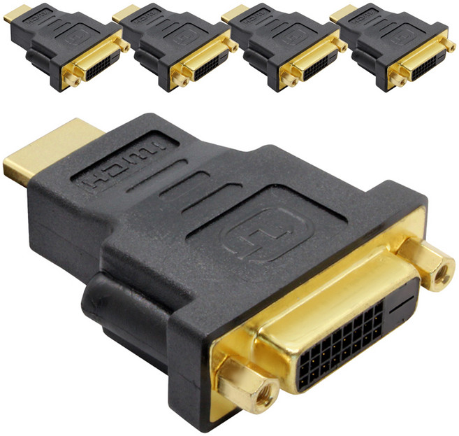 애니포트 DVI to HDMI 젠더 5개입, AP-DFHG