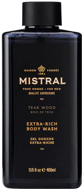 MISTRAL BODY 柚木麝香 二合一洗髮沐浴露, 400ml, 1瓶