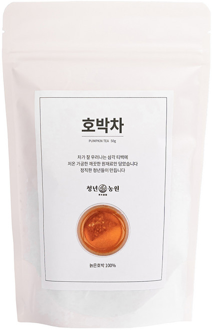 청년농원 저온가공 호박차 삼각티백, 1.5g, 50개입, 1개
