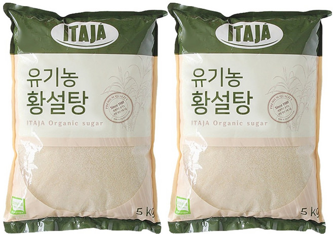 이타자 유기농 황설탕, 5kg, 2개