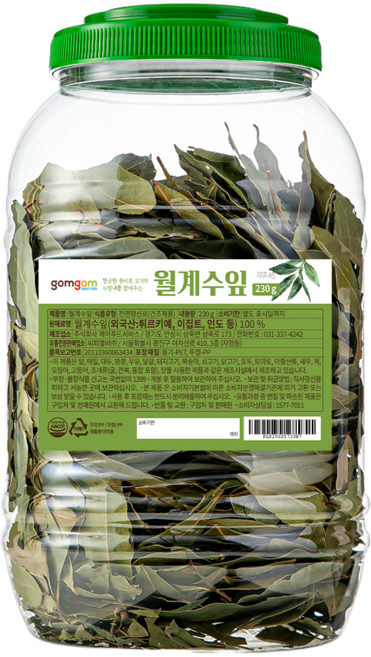 곰곰 월계수잎, 230g, 1개