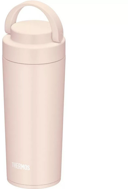 THERMOS 膳魔師 可提式不鏽鋼保溫保冷瓶 JOV420-BEP, 420ml, 1個, 粉色