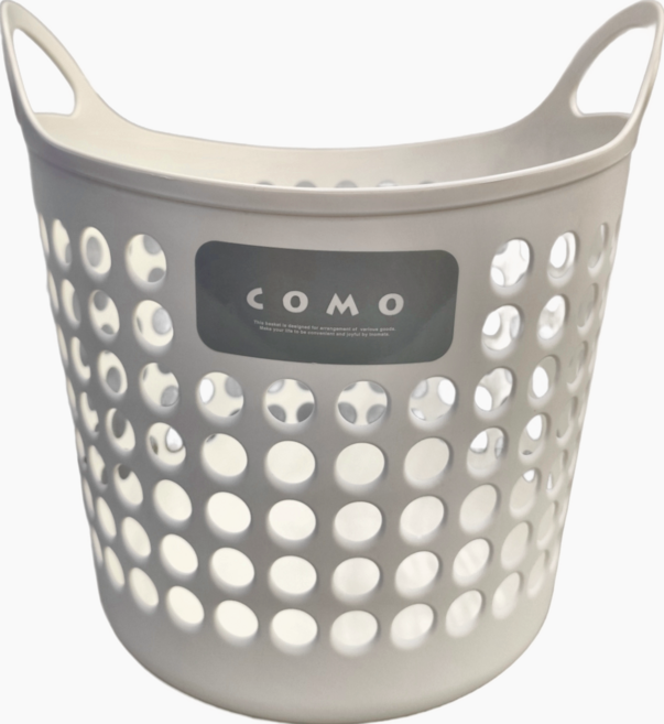 inomata COMO 置物籃 - 日本製造, 白色