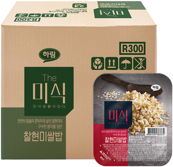 더미식 찰현미쌀밥, 180g, 24개