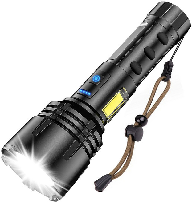 TX Tanox 特林 XHP-70 LED超強亮USB充電手電筒 T-2020X-P70 220 x 120 x 60mm 350g, 1個