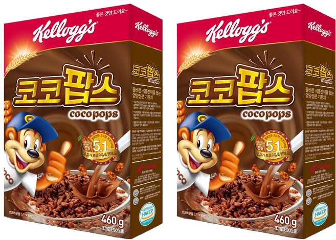 코코팝스 시리얼, 460g, 2개