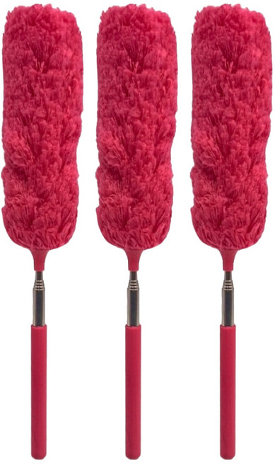 雞毛除塵毯 80cm 55g, 桃紅, 3支