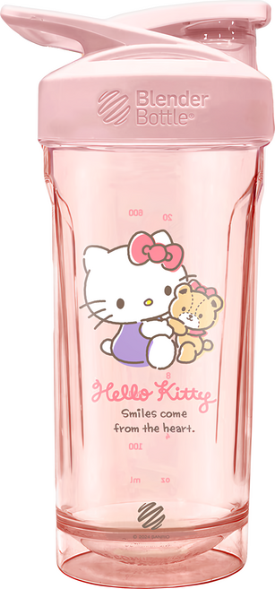 Blender Bottle 三麗鷗 Hello Kitty 環保隨行杯 828ml 28oz, 粉色, 1個