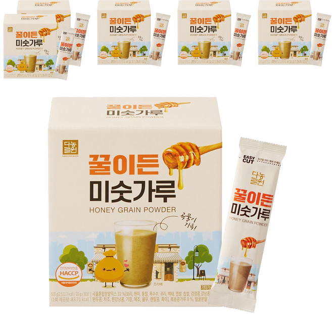 다농원 꿀이든 미숫가루 30p, 6개, 600g