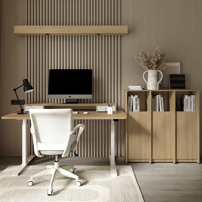 까사미아 뉴리브로 모션데스크 1600 방문설치, 내추럴