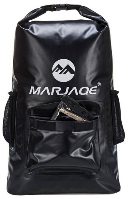 Marjaqe 戶外休閒用品雙肩防水包 22L 黑色 IPX6防水等級