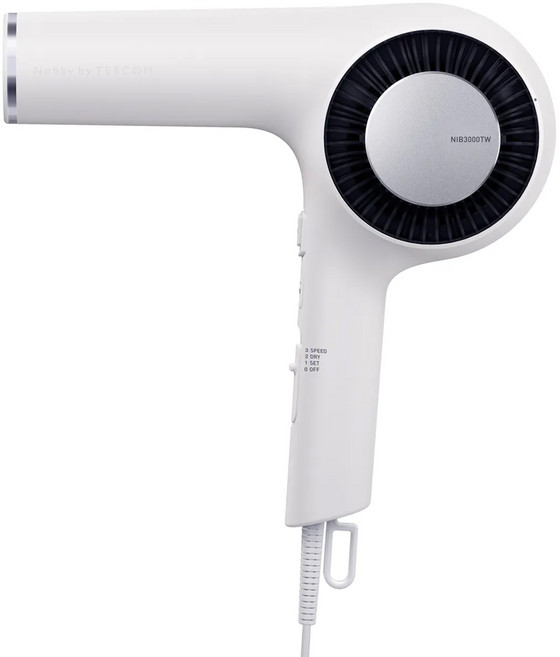 Nobby by TESCOM 專業吹風機, NIB3000, 白色, 1台