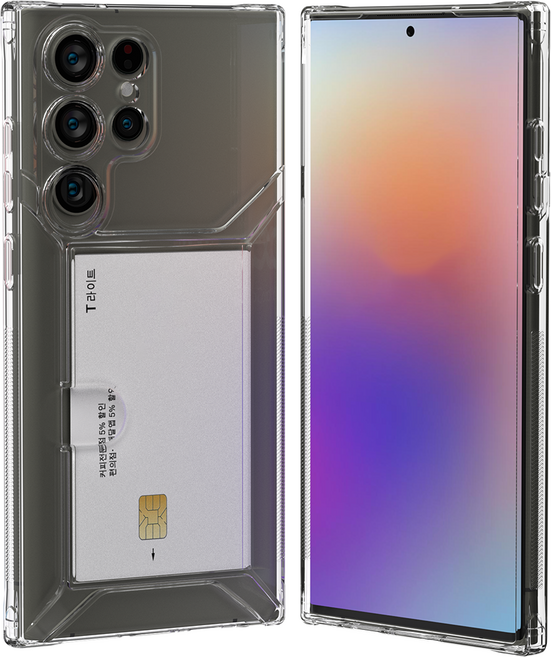 굿밸류 클린핏 카메라보호 2장 카드 휴대폰 케이스