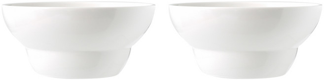 보울보울 국산 볼볼오리진 면기, 밀크화이트, 2개