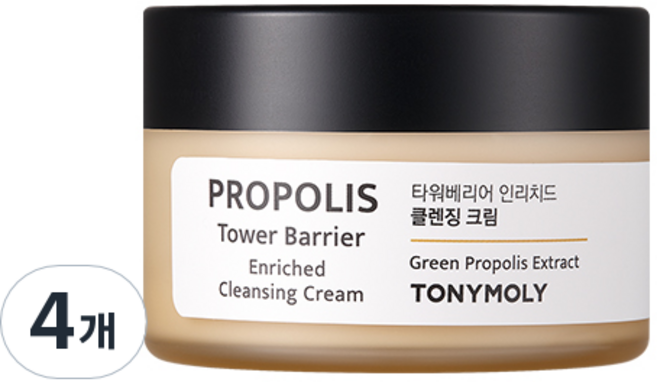 토니모리 프로폴리스 타워베리어 인리치드 클렌징크림, 200ml, 4개