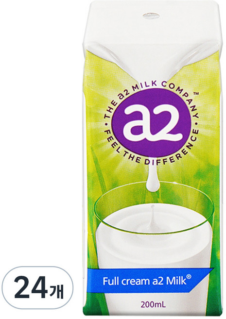 에이투밀크 단백질 우유, 200ml, 24개