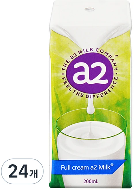 에이투밀크 단백질 우유, 200ml, 24개 - 쿠팡
