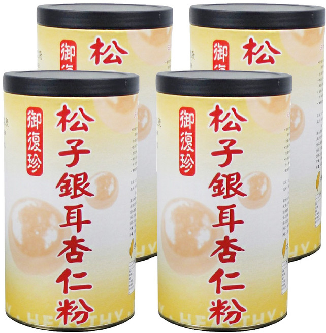 御復珍 松子銀耳杏仁 純素食, 600g, 4罐