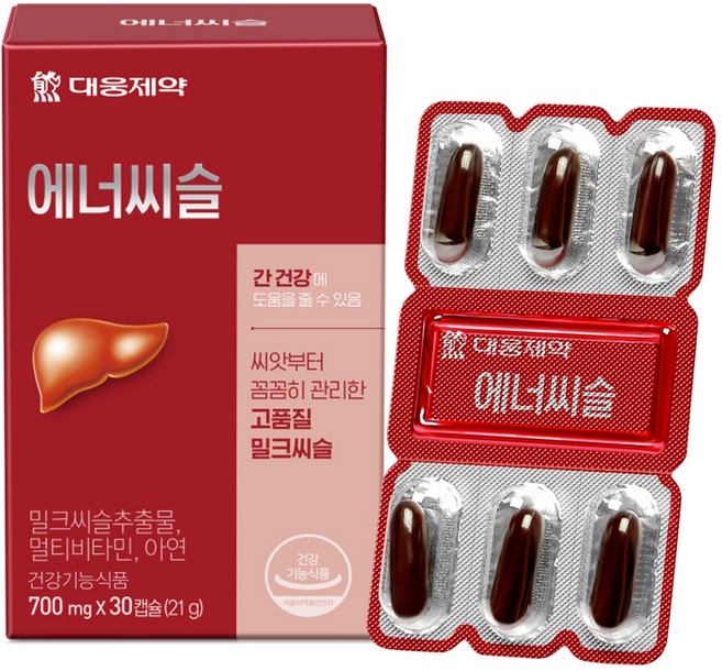 에너씨슬 밀크시슬, 30정, 1개