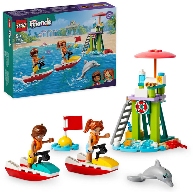 LEGO 42623 海灘水上摩托車 Beach Water Scooter 42623 5歲以上, 1盒