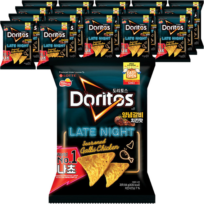 도리토스 양념갈비치킨맛, 84g, 18개
