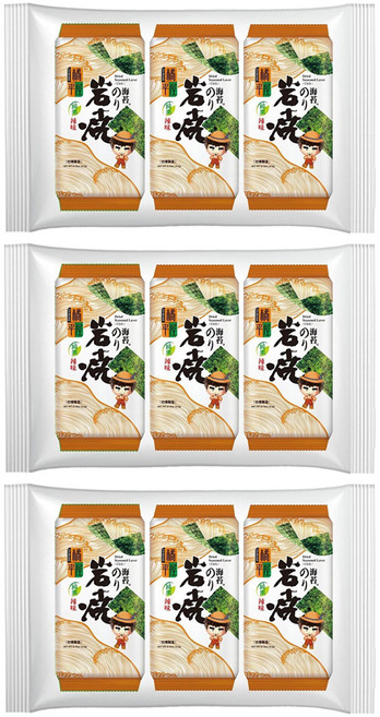 橘平屋 岩燒海苔 辣味 Set 3 台灣製造, 12.6g, 3袋