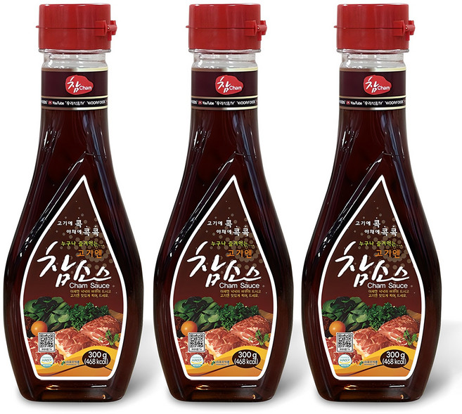 참 고기엔 참소스, 300g, 3개