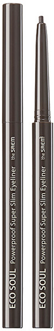 더샘 에코 소울 파워프루프 초슬림 아이라이너 0.1g, 애쉬블랙, 1개