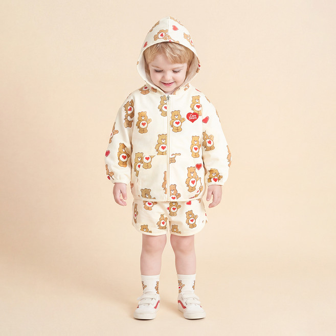 케어베어 텐더하트베어 바람막이 상하의 세트