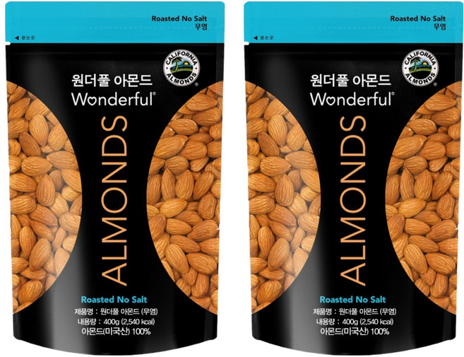 원더풀아몬드, 400g, 2개