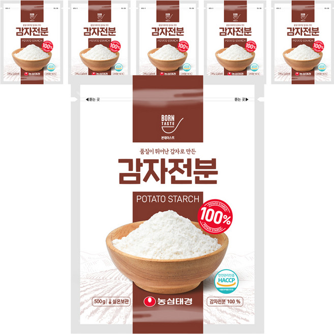 본테이스트 감자전분, 500g, 6개