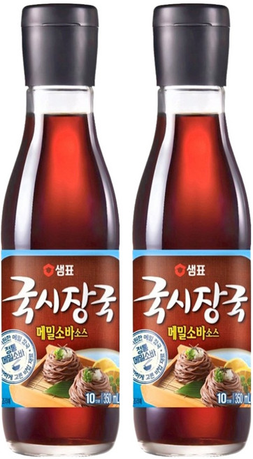 샘표 국시장국 메밀소바소스, 350ml, 2개
