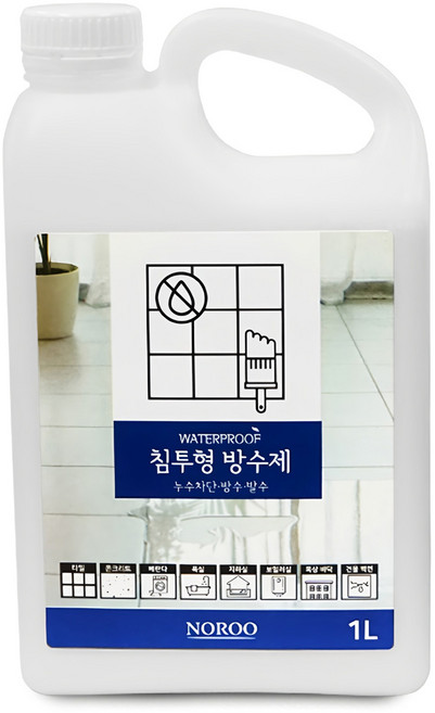 노루페인트 침투형 방수제 1L 반투명, 1개