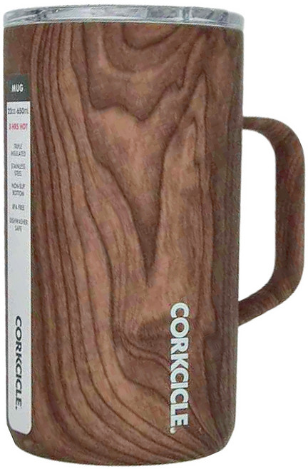 CORKCICLE. 酷仕客 三層真空咖啡杯 8.6 x 15.9cm, 胡桃木, 1個
