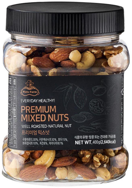 넛츠팜 프리미엄 믹스넛, 400g, 1개
