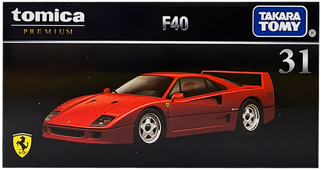 TOMICA 法拉利F40 TM13184 PRM31 6歲以上適用, Red, 1個