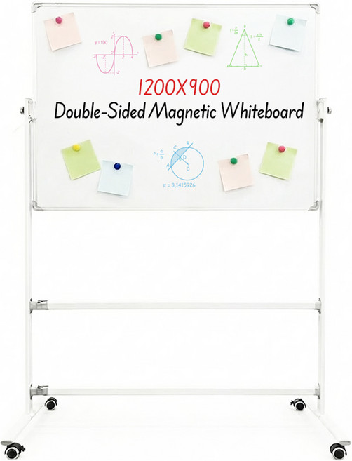 모더너리 높이조절 자석 양면 화이트보드 + 이동식 스탠드 세트, 알루미늄