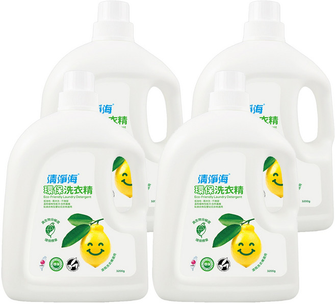清淨海 環保洗衣精, 3.2kg, 4桶