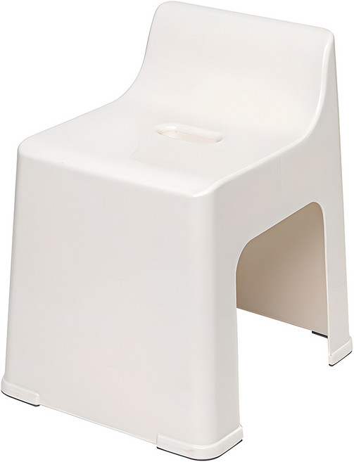 조일리빙 미끄럼방지 욕실의자, 화이트