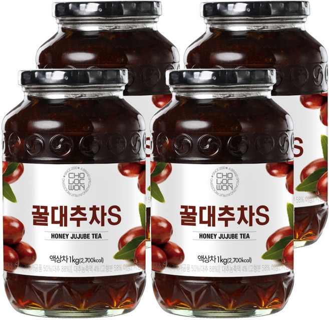 초록원 꿀대추차S, 1kg, 1개입, 4개