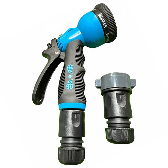 minono 米諾諾 快接式6段高壓噴槍組, 藍色 + 黑色, 1組