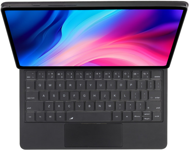 룩씨 무선 블루투스 매직 키보드 케이스, 블랙, 1개